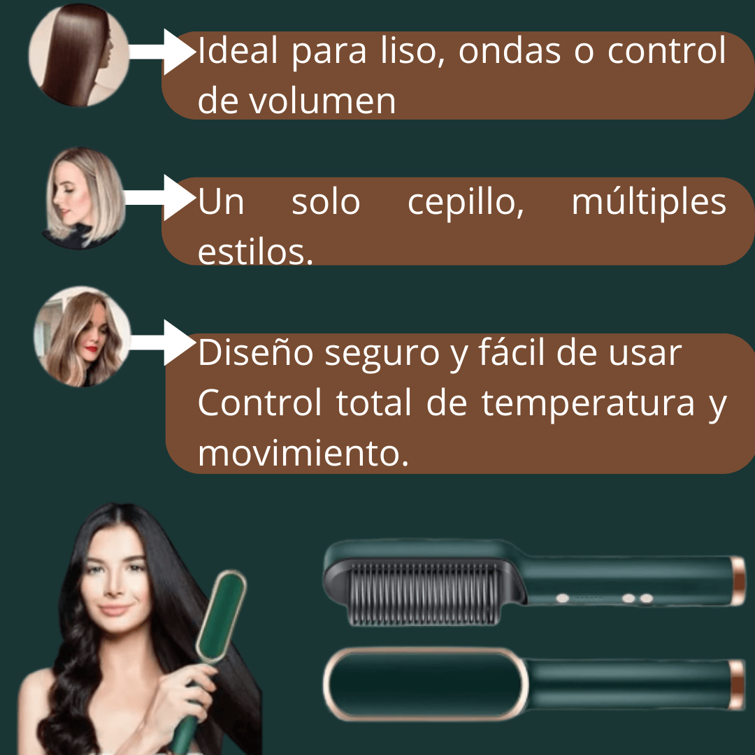 Cepillo Alisador Multifuncional